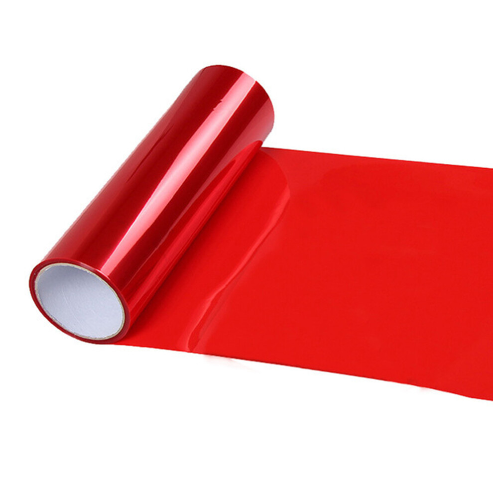 (, 30Cm*200Cm) Self-Adhesive Tail Wrap Film Red/Light 6017806811604