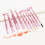 (red) Mermaid Makeup Brushes for Powder & Cream 1