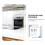 Microwave Oven Stand Wall Mount Wall-Mounted Holder 4