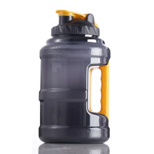 (Black Orange) 2.5L Leakproof BPA-Free Sports Water Bottle