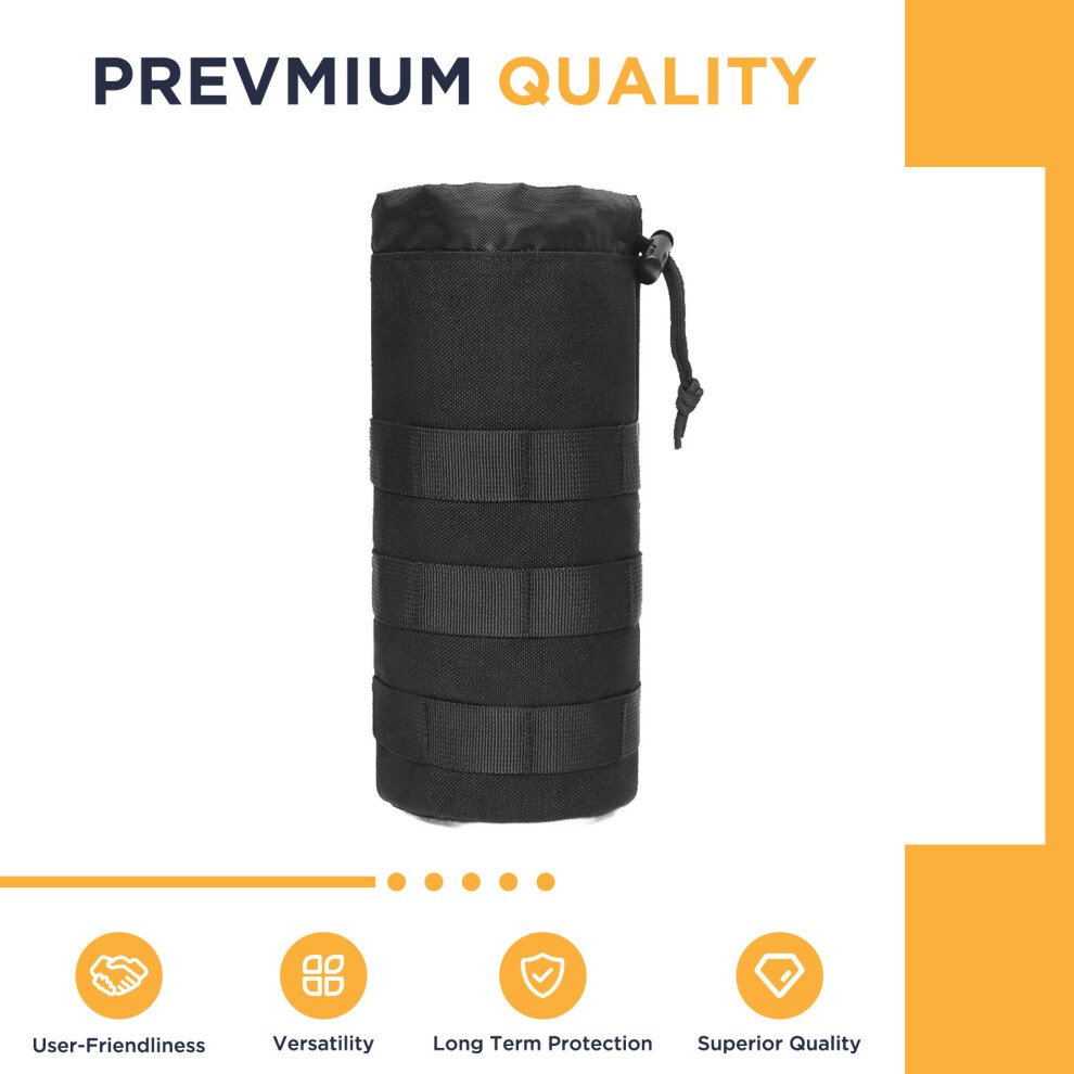 Photos - Climbing Gear  Outdoor Water Bottle Holder for Hiking & Camping(Black)
