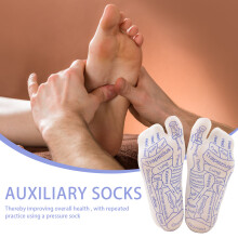 (Green, 3-piece set) Foot Massage Socks for Blood Circulation - Men & Women