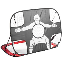 (red) Portable Foldable Soccer Goal for Indoor/Outdoor