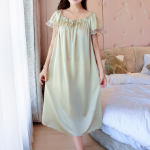 (Champagne) Soft Crew Neck Nightgown for Adults & Youth