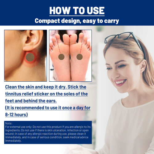 12pcs Ear Ring Relief Patch, Natural & Breathable 2
