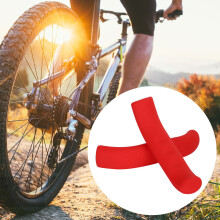 (red) Silicone Brake Cover for Bike & Scooter - Durable & Comfy