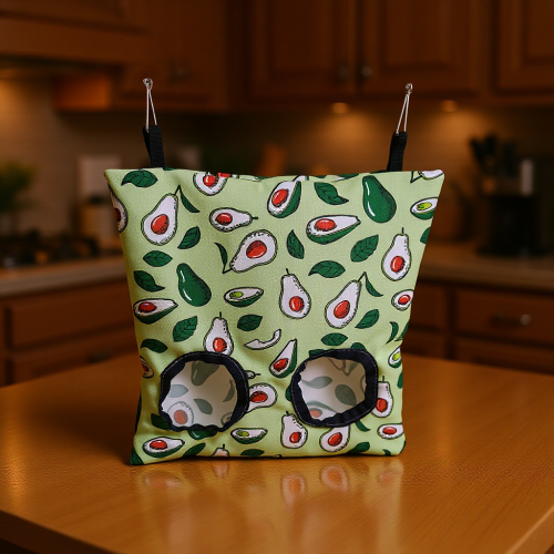 (S) Rabbit Hay Feeder Hanging Bag for Pets 1