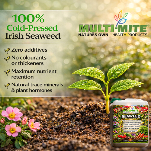 Multi Mite Liquid Seaweed Organic Concentrate Fertiliser - 5L 2
