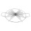 Découpe-Gâteaux Acier Découpage Précis Pizza Fine Argent 1
