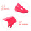 2Pièces Cornes Casque Rose ABS Décor Style Unique Paires 8