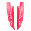 2Pièces Cornes Casque Rose ABS Décor Style Unique Paires 10