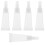 5Pièces Tubes Transparents Rechargeables Pour Gloss Souples DIY 1