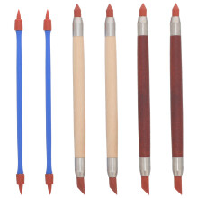 6Pcs Silicone Tip Clay Modeling Double-End Pottery Carving Set