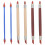 6Pcs Silicone Tip Clay Modeling Double-End Pottery Carving Set 1
