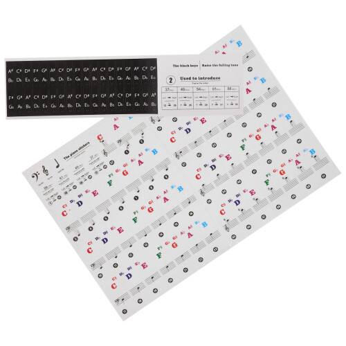 Piano Stickers for Keys Smooth Design Safe and
