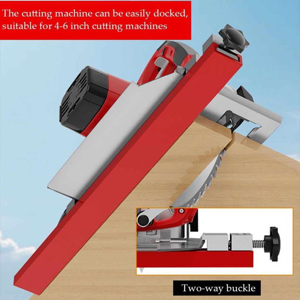 (Cutting Machine Ruler 240Mm 4-Inch Saw Blade) Precision Saw Guide For Table & Circular Saws 6017806817101