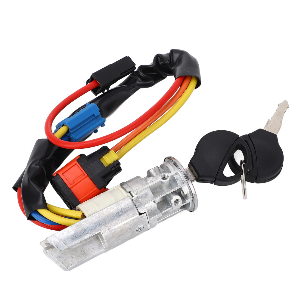 4162.P0 Metal Ignition Contactor Lock With 2 Keys For Peugeot 206 Series 4981385764502