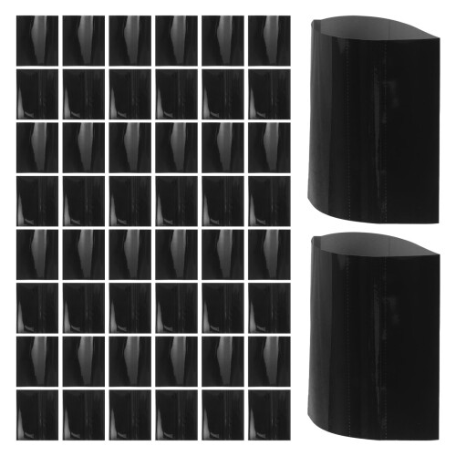 800Pièces Thermorétractables Noir PVC Pour Bouteilles Étanches 1