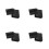 800Pièces Thermorétractables Noir PVC Pour Bouteilles Étanches 6