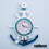 (Sailboat) Creative Anchor Wall Clock for Home Decor 1