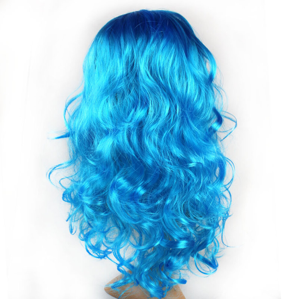 Dachuang Beauty Unisex (Tianlan, One Size) Realistic Wave Wigs For Photography & Stage