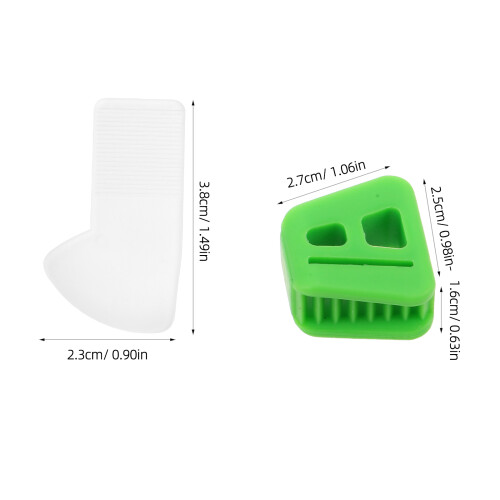 Bloc De Morsure En Silicone Vert Pour Support Buccal 1