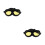 2Pcs Motorcycle Goggles Pc Retro Style Protection 6
