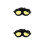 2Pcs Motorcycle Goggles Pc Retro Style Protection 8