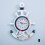(B) Creative Anchor Wall Clock for Home Decor 1