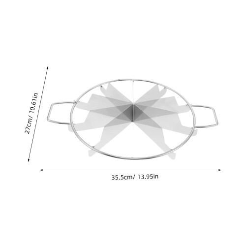 Découpe-Gâteaux Acier Découpage Précis Pizza Fine Argent 1