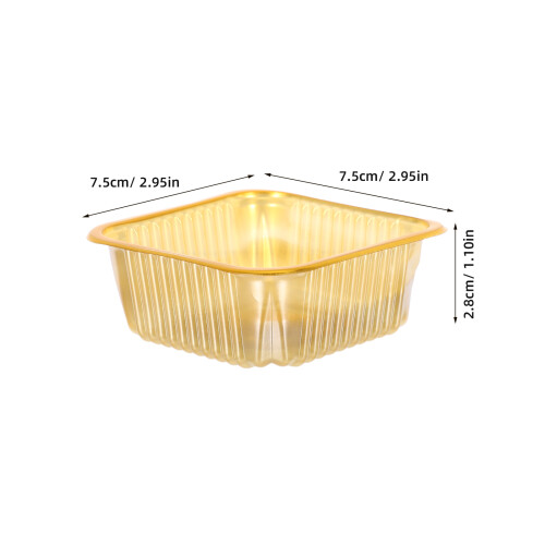 100Pièces Conteneur Jetable Pour Mooncake Muffin 1