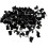 Round Black  5mm Cable Clips Secure Fastenings Cables [100 Pack] 3
