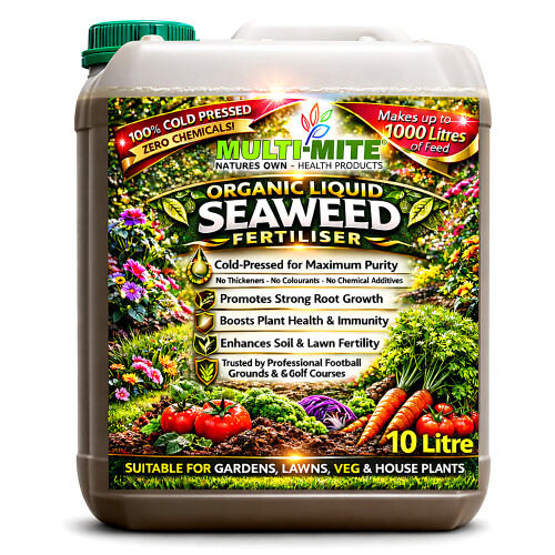 MULTI MITE Liquid Seaweed Concentrate - 10 Litre | Garden Fertiliser