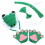4Ensembles Ensemble Vert En Tissu Et Peluche 3