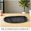 Couvercle Bain Pliable Oxford Tissu Noir Résistant Polyvalent 9