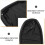 Couvercle Bain Pliable Oxford Tissu Noir Résistant Polyvalent 10