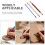 6Pcs Silicone Tip Clay Modeling Double-End Pottery Carving Set 8