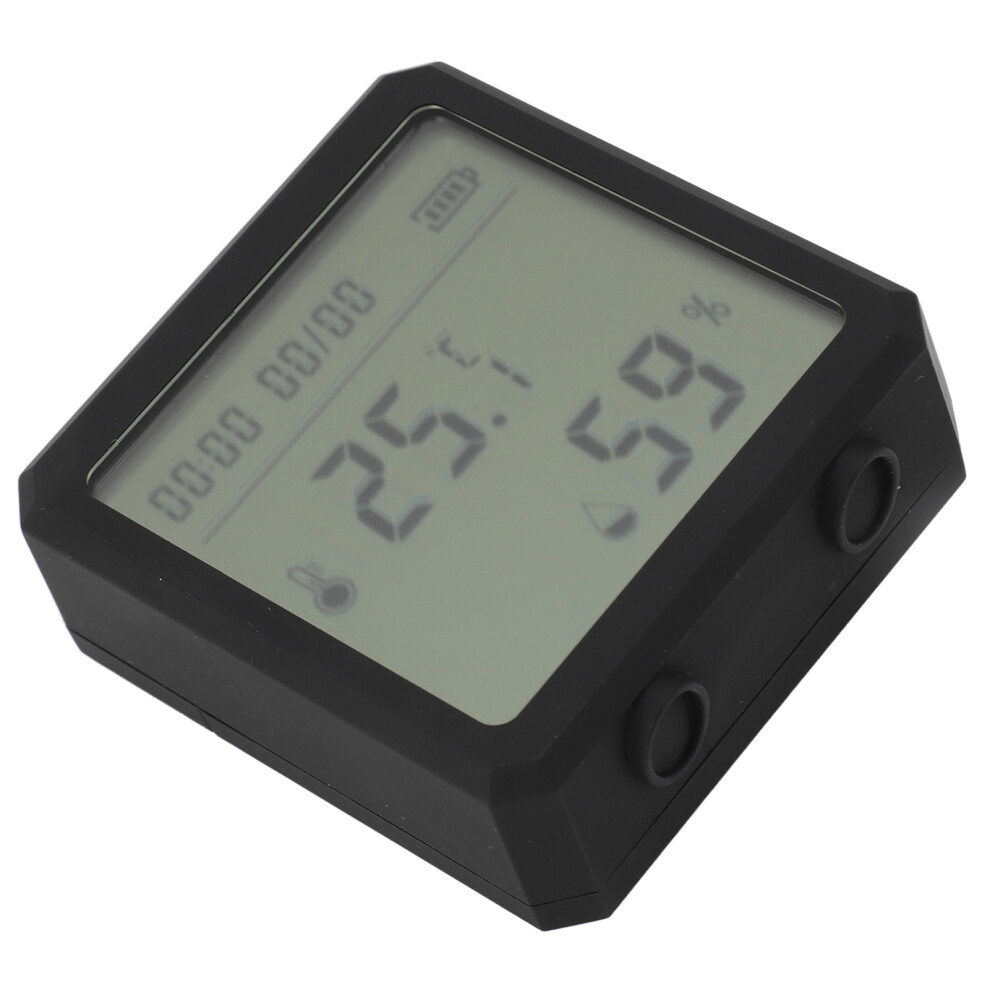 Black Lcd Wifi Hygrometer Thermometer - Indoor Temp & Humidity Monitor