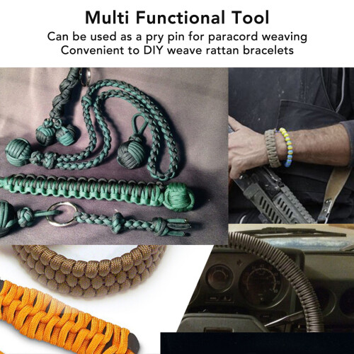 12 Stück Edelstahl-Paracord-Nähset 6,4 oz 2