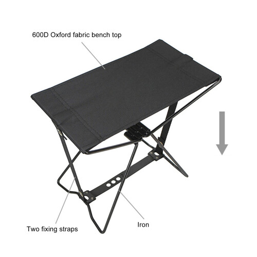 Chaise pliante portable d'extérieur, capacité 100 kg 2