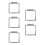 5Pièces Protège Bouton Plastique Transparent Multi Usage 4