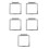 5Pièces Protège Bouton Plastique Transparent Multi Usage 8