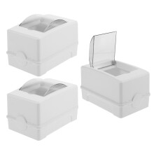 6Pcs Compact Waterproof Electrical Distribution Boxes for Outdoor Use