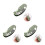 3Pièces Porte- Vert Aluminium Antidérapant Pour Usage Extérieur 6