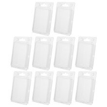40Pcs Clear Blister Packaging Boxes Portable Plastic Storage Container