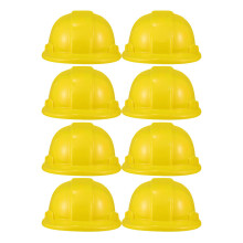 16Pcs Kids Toys Yellow Construction Party Hats Durable