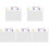 5Sets Practical Acrylic Memo Boards with Pen for Office and Study 4