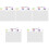 5Sets Practical Acrylic Memo Boards with Pen for Office and Study 5