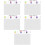 5Sets Practical Acrylic Memo Boards with Pen for Office and Study 9