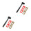 2Sets Turntable Cartridge Stylus Replacement with Dust Removal Brush 9